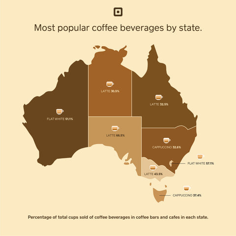 Coffee - Australian map