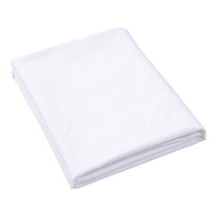 Poly Carded Cotton White Flat Bed Sheet