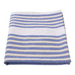 blue striped tea towels