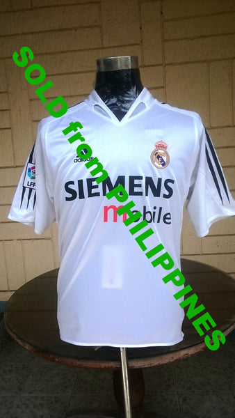 real madrid 2004 jersey