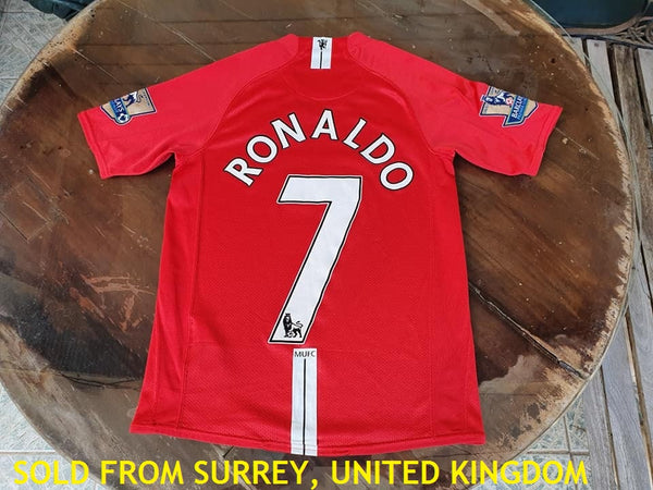 2008 ronaldo manchester united jersey