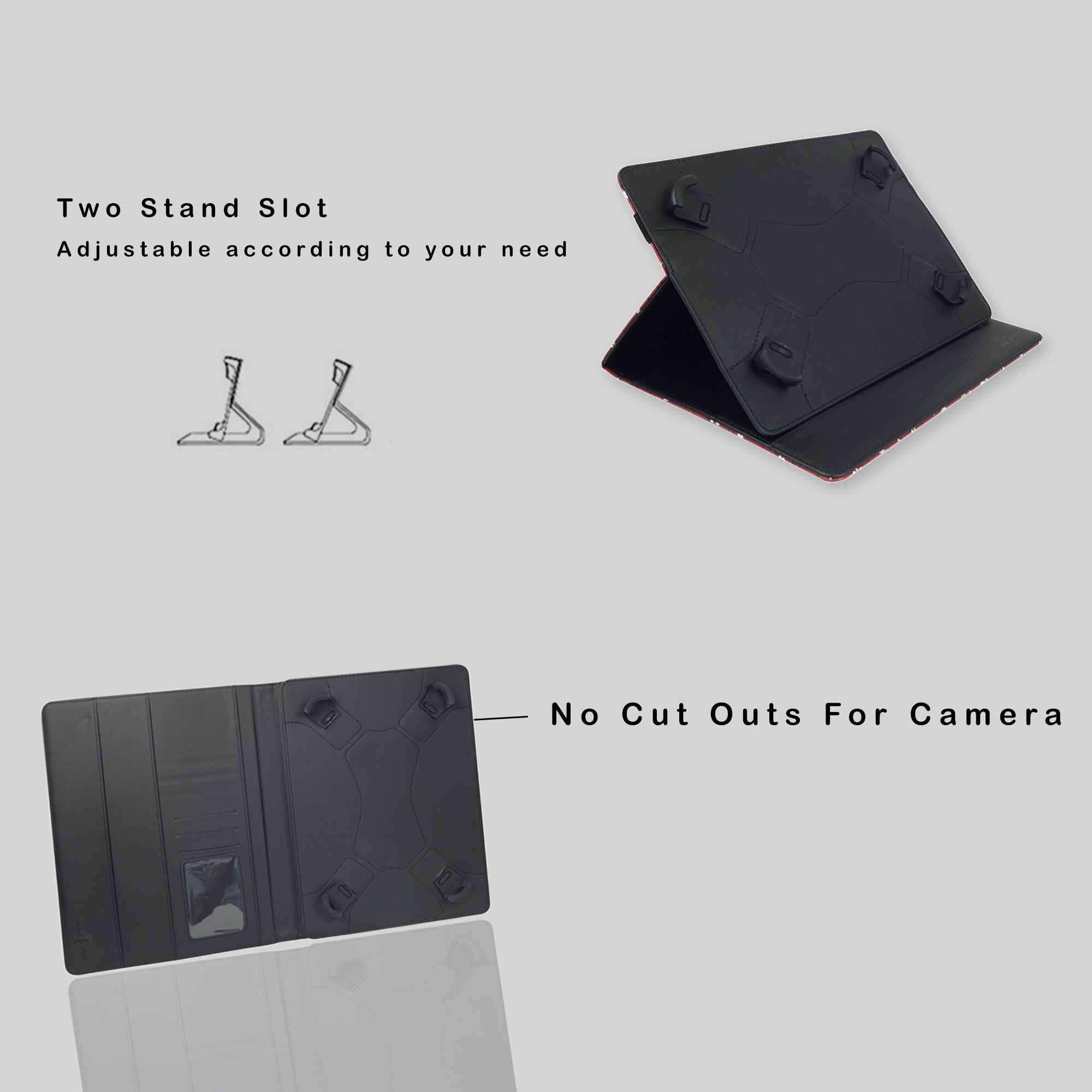 Red Japanese Universal Tablet Case