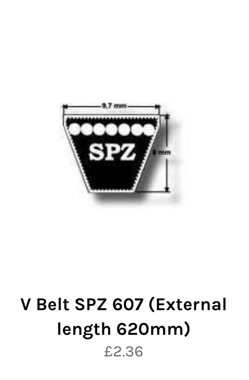 SPZ section v belt
