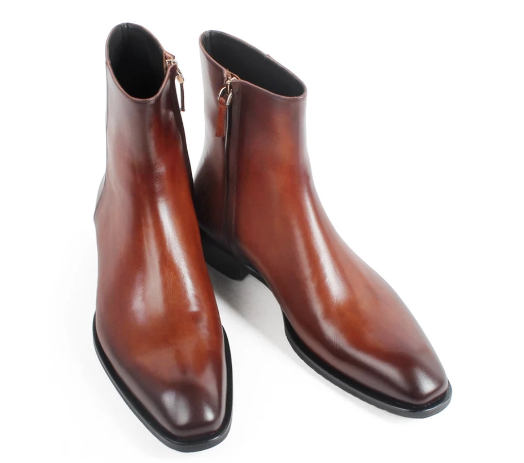 square toe mens dress boots