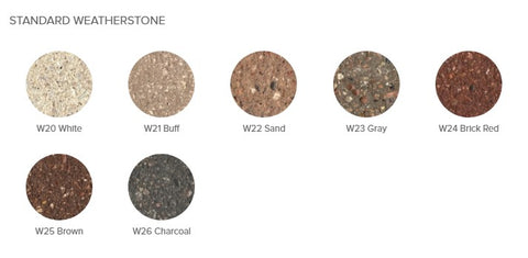 Standard Weatherstone Color Option