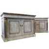 A Pair of Swedish Empire Style Buffets with Marble Tops