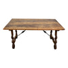 A 18th Century Spanish Walnut Trestle Table