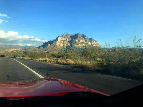 Beautiful views along the highways of Arizona