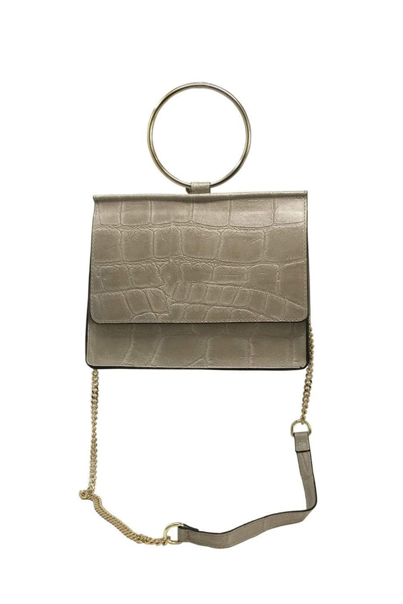 champagne cross body bag