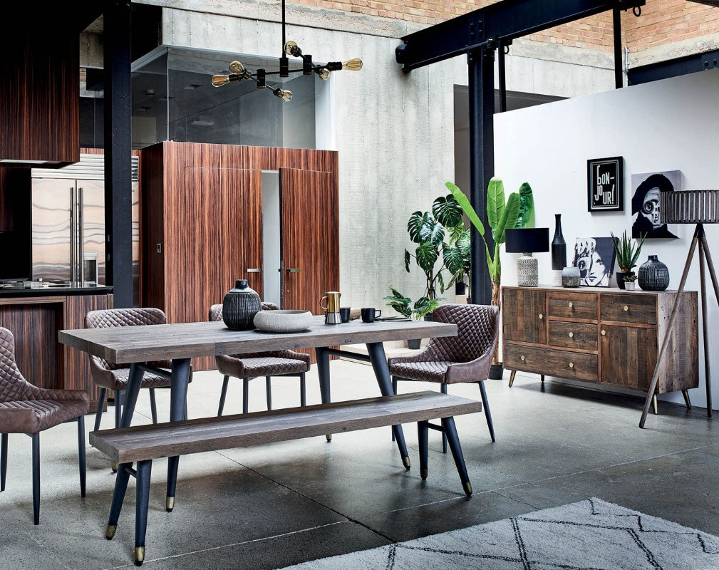 Barker & Stonehouse 'Wonder Years' Industrial Style Homewares Collection - dining table and chairs