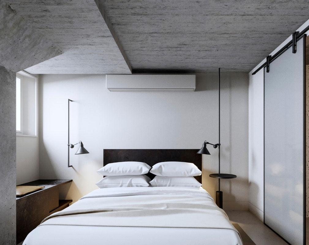 Blique by Nobis is a contemporary design hotel in Stockholm in a converted warehouse - bedroom