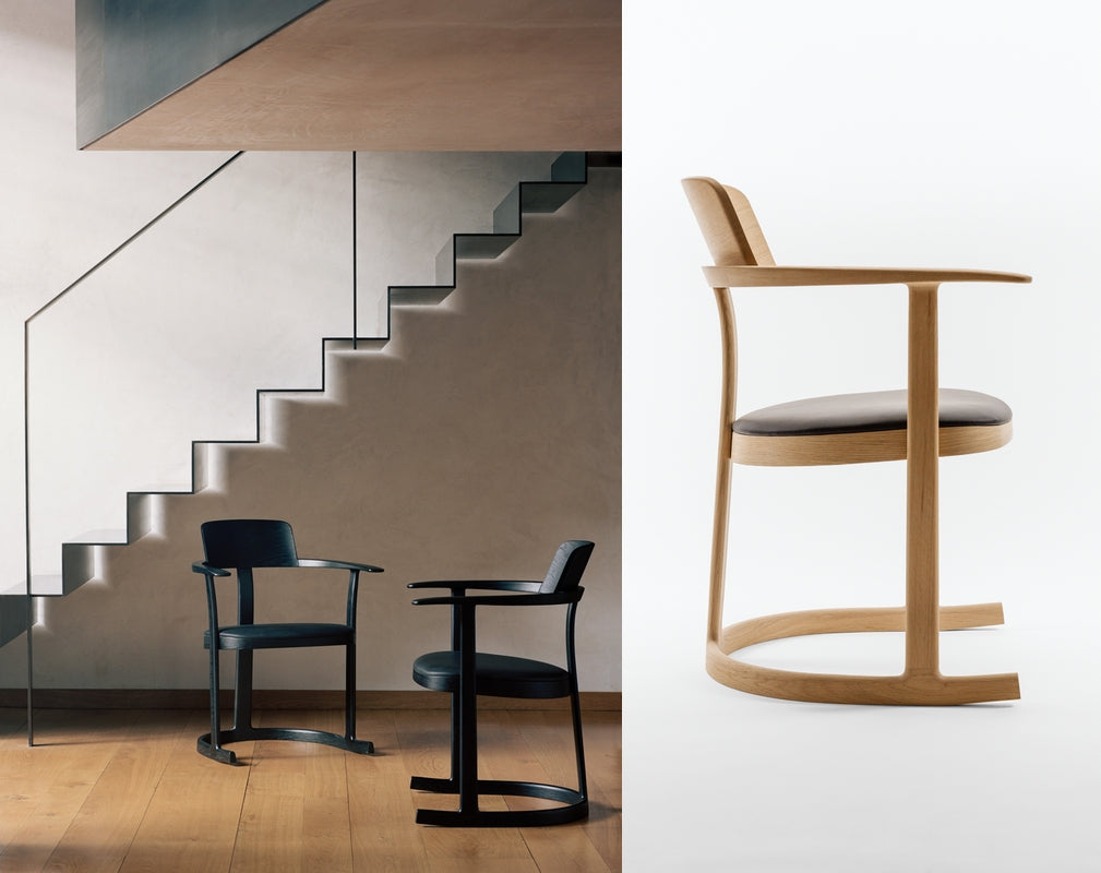 Isokon Plus Bodleain Libraries Chairs. Left photograph by Rory Gardiner. Right photograph by Gyorgy Korossy.