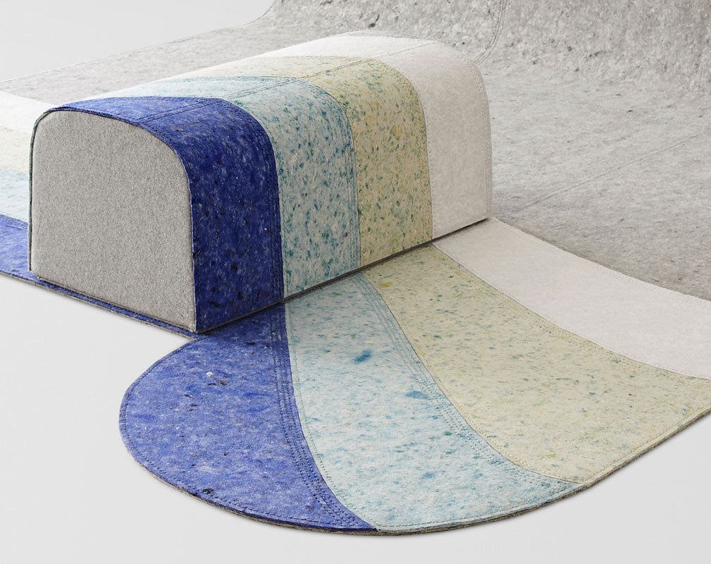 Nuances collection by Patricia Urquiola for Gan Rugs at Milan Design Week 2019