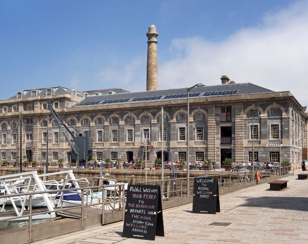 Royal William Yard. Redevelopment of former Naval Base in Plymouth by Urban Splash.