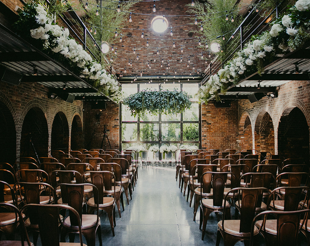 the foundry wedding venue in an industrial warehouse conversion in new york
