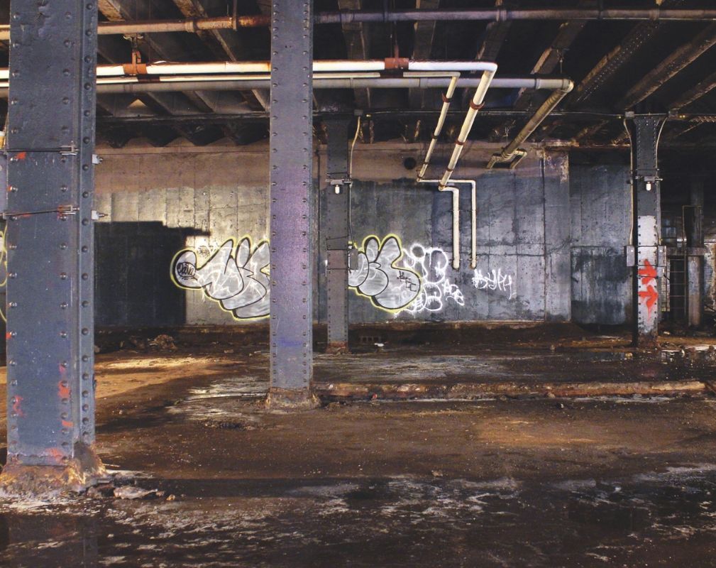 Williamsburg Bridge Trolley Terminal, New York, NY, USA; completed 1908, abandoned 1948. Picture credit: Lowline