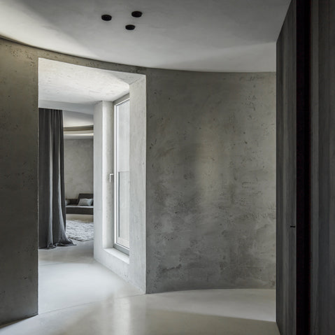 circular walls and interior layout features in this converted silo building in kanaal antwerp 