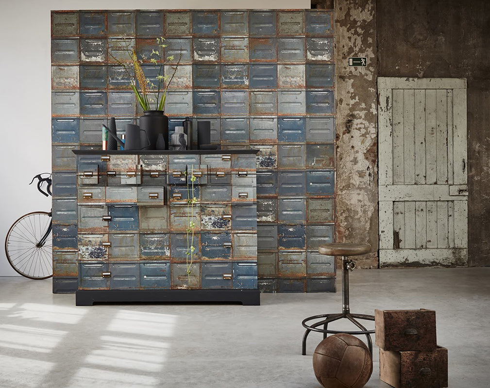 stacked container wallpaper from studio ditte