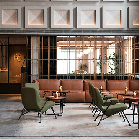 lobby and po restaurant features with the warehouse hotel singapore