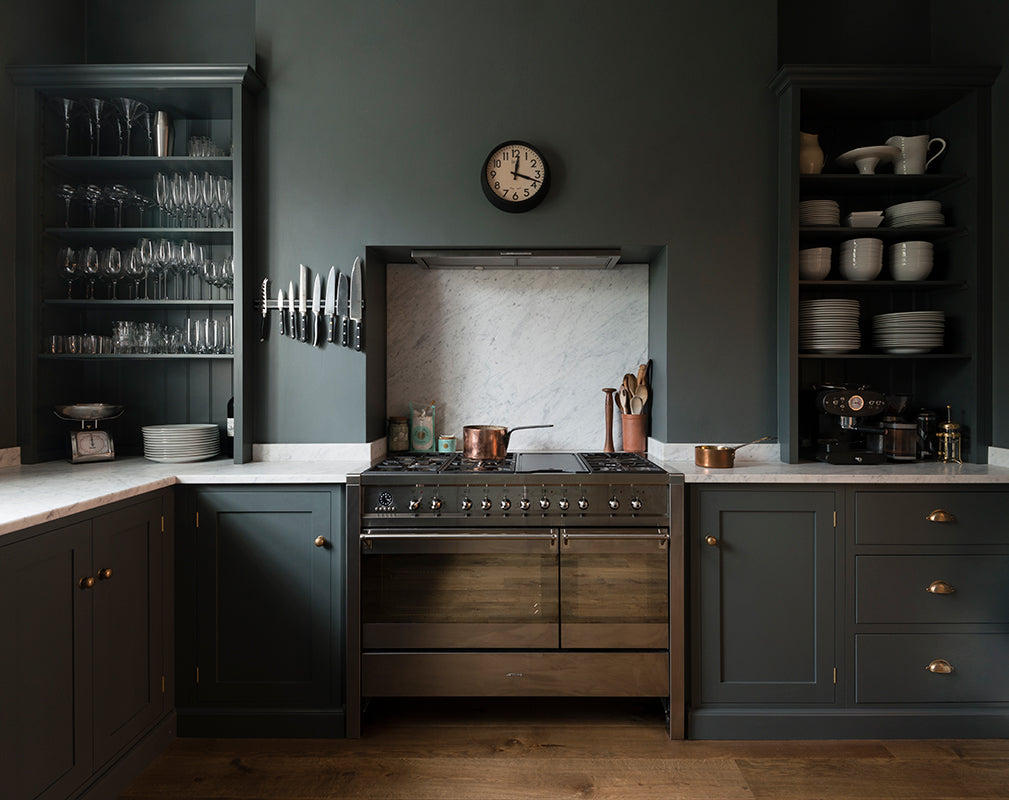 classic shaker kitchen by devol featuring smeg oven 