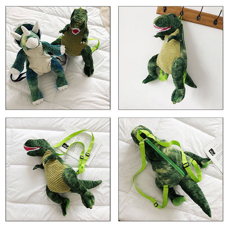 stuffed dinosaur backpack