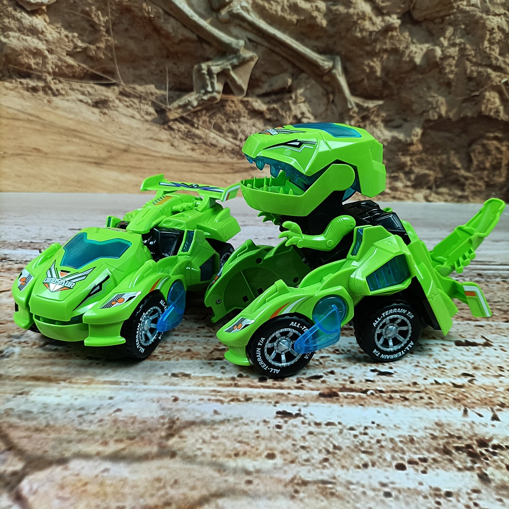 transforming dinosaur led car uk