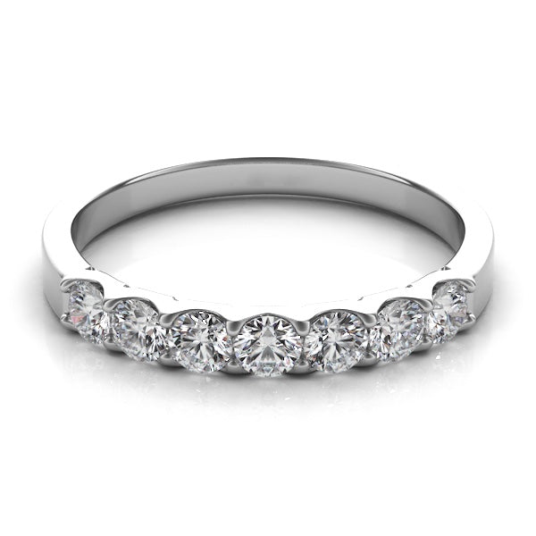 7 Diamond Band in 14k Gold