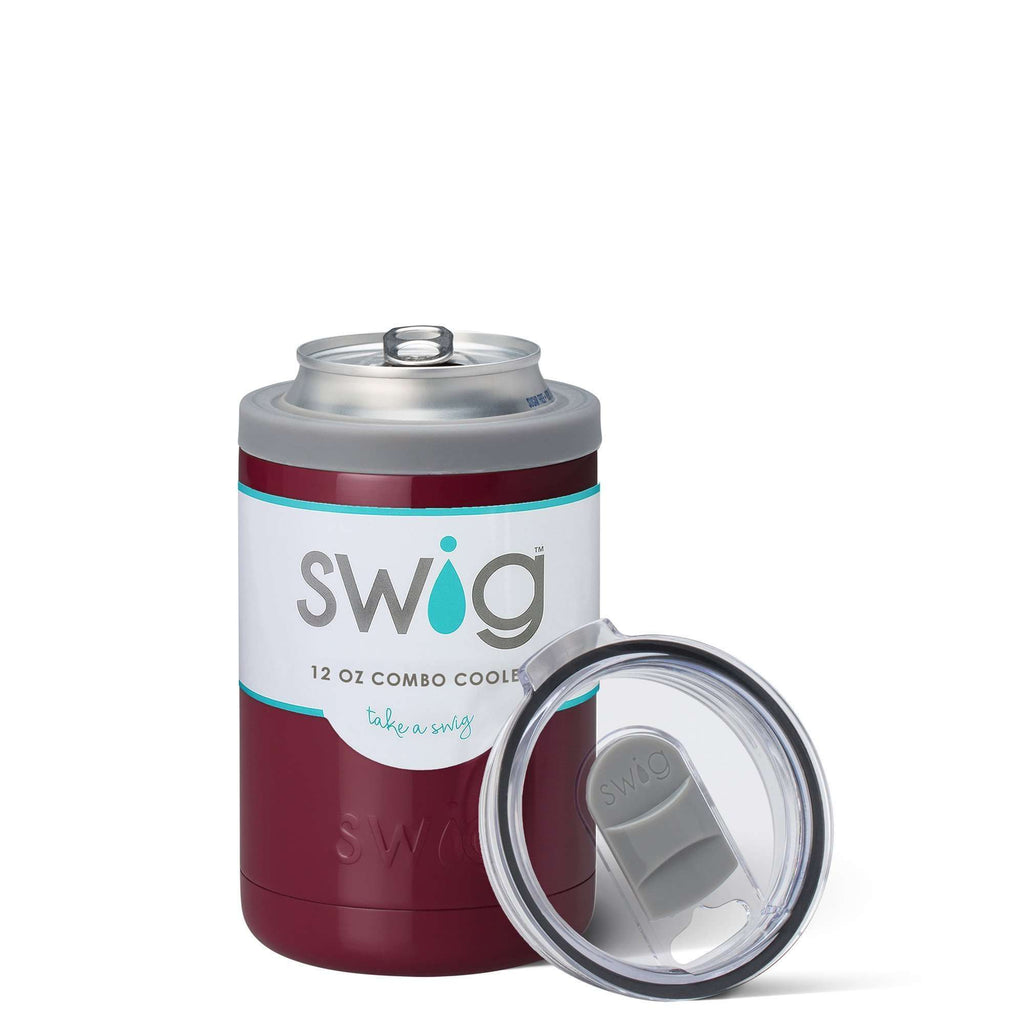 SWIG 12OZ COMBO COOLER MAROON, KITCHEN, Styles For Home Garden & Living, Styles For Home Garden & Living