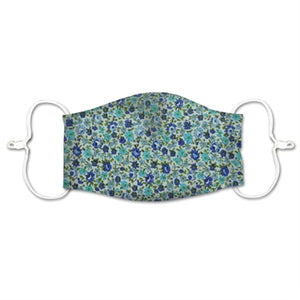 ADULT NON-MEDICAL MASK BLUE FLOWERS
