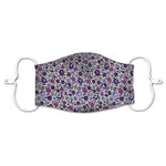 ADULT NON-MEDICAL MASK PURPLE FLOWERS