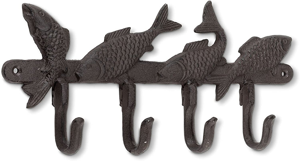 ABBOTT FISH CAST IRON WALL HOOK