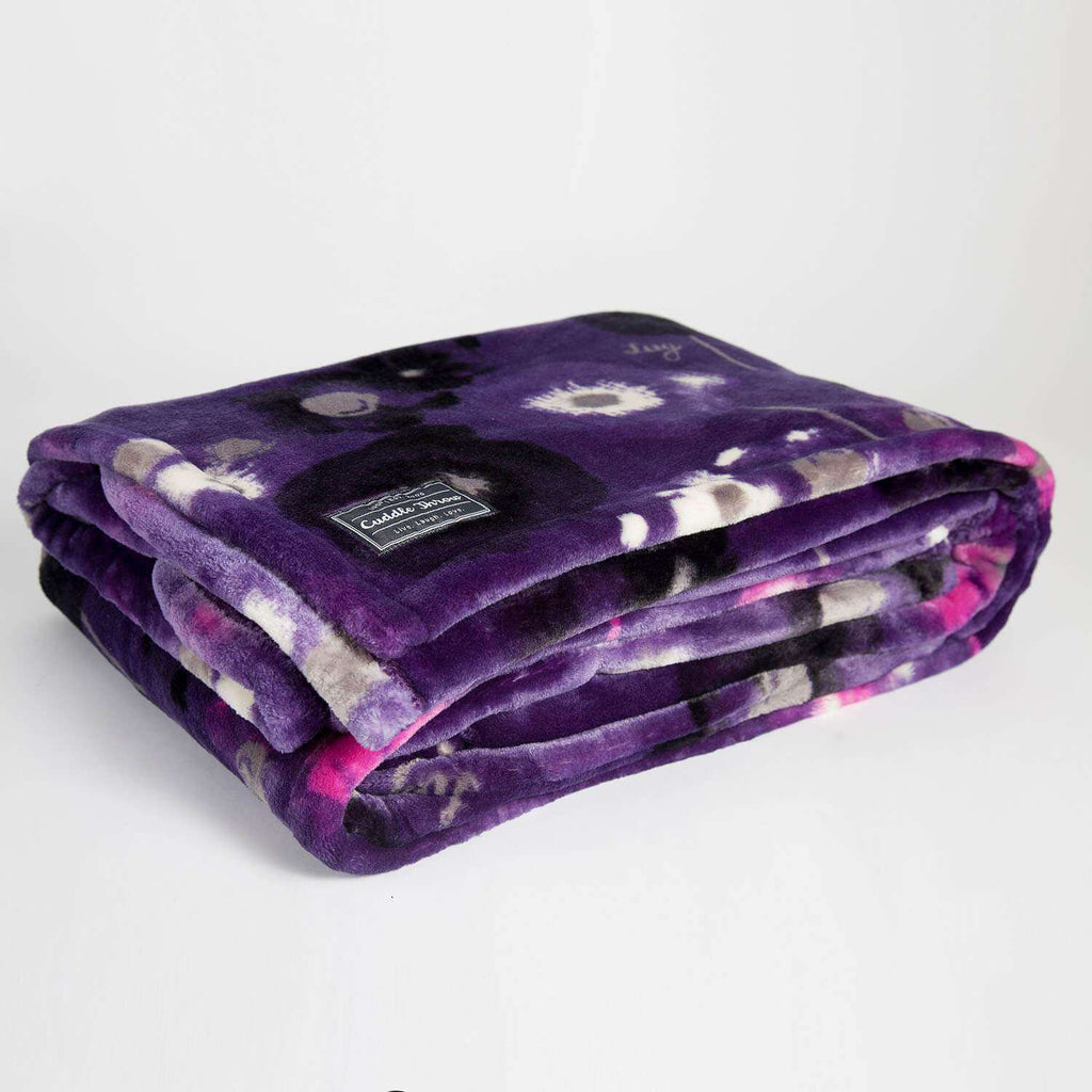 LUG CUDDLE THROW WATER PURPLE, ACCESSORIES, Styles For Home Garden & Living, Styles For Home Garden & Living