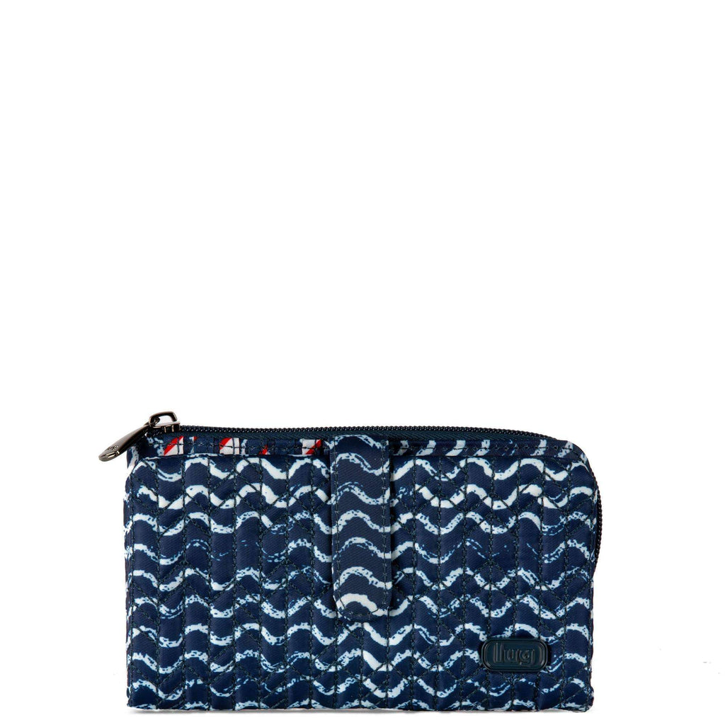 LUG TRAM WALLET WAVES NAVY, ACCESSORIES, Styles For Home Garden & Living, Styles For Home Garden & Living