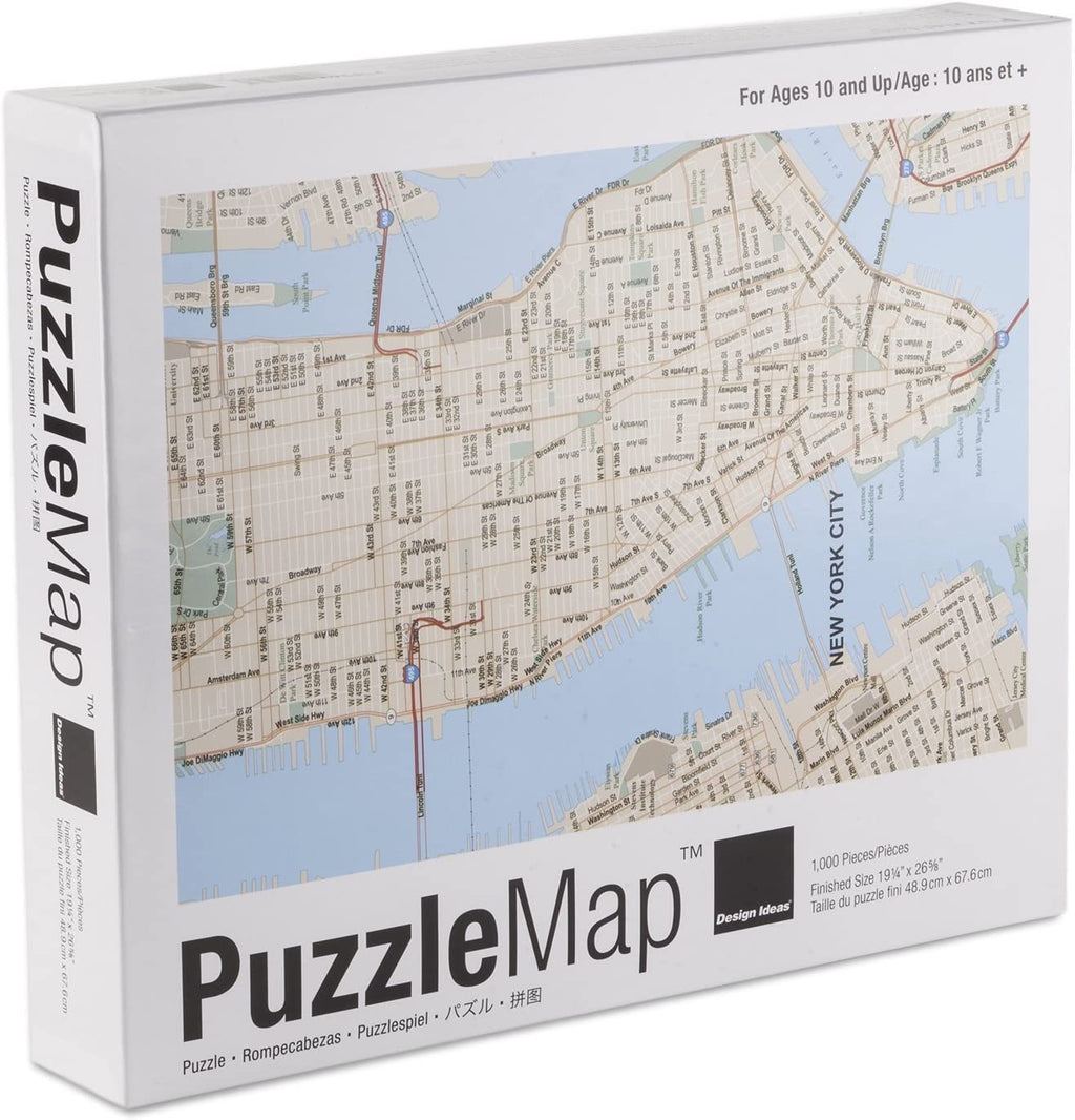 1000 PC PUZZLE NYC MAP, NOVELTY, Styles For Home Garden & Living, Styles For Home Garden & Living