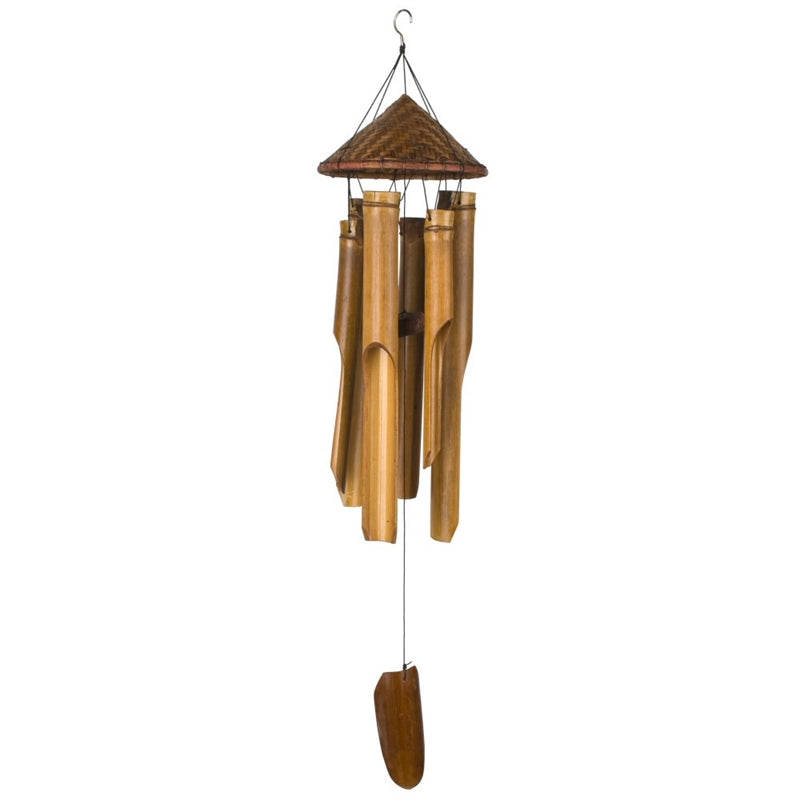 ASLI ARTS BAMBOO CHIME WITH WOODEN HAT