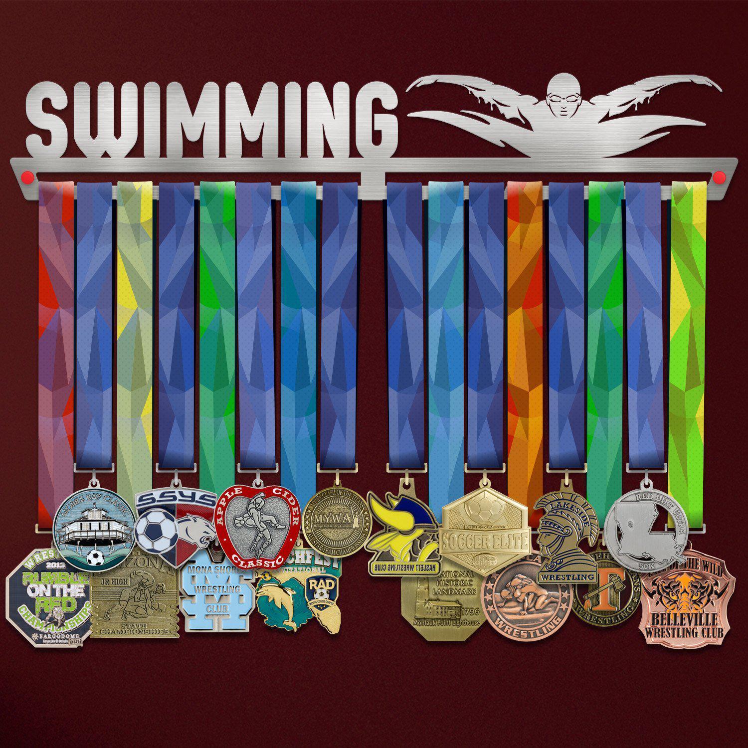 Swimming Medal Hanger Display