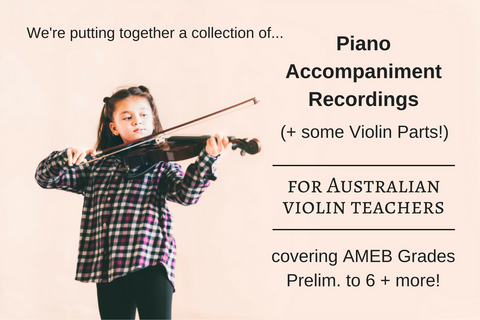Download your FREE sample pack of piano accompaniment recordings for violin