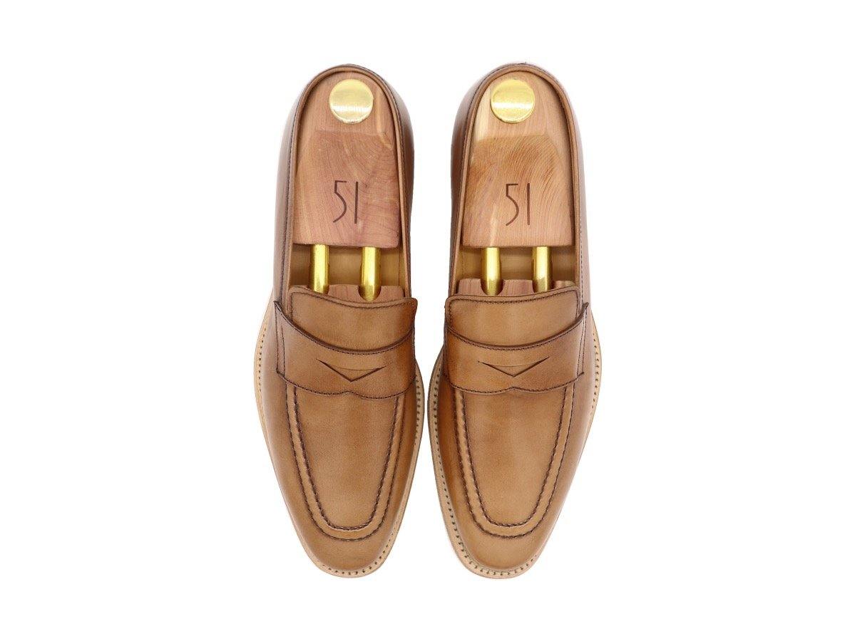 Lorens Penny Loafers - Tanned Brown 