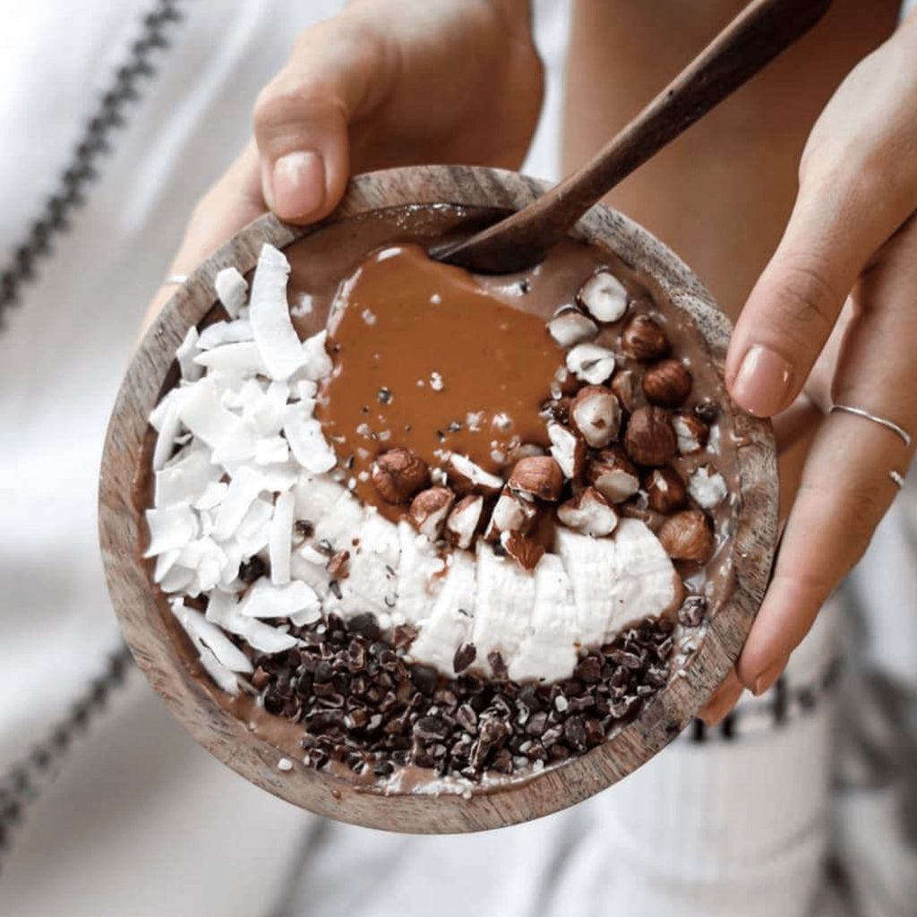 Cacao Macao Spirulina Smoothie Bowl