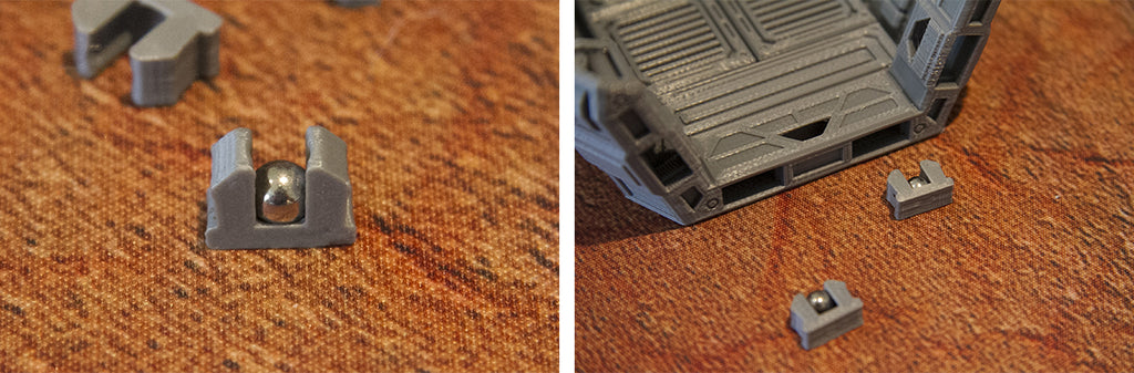 Inserting the 5mm magnets
