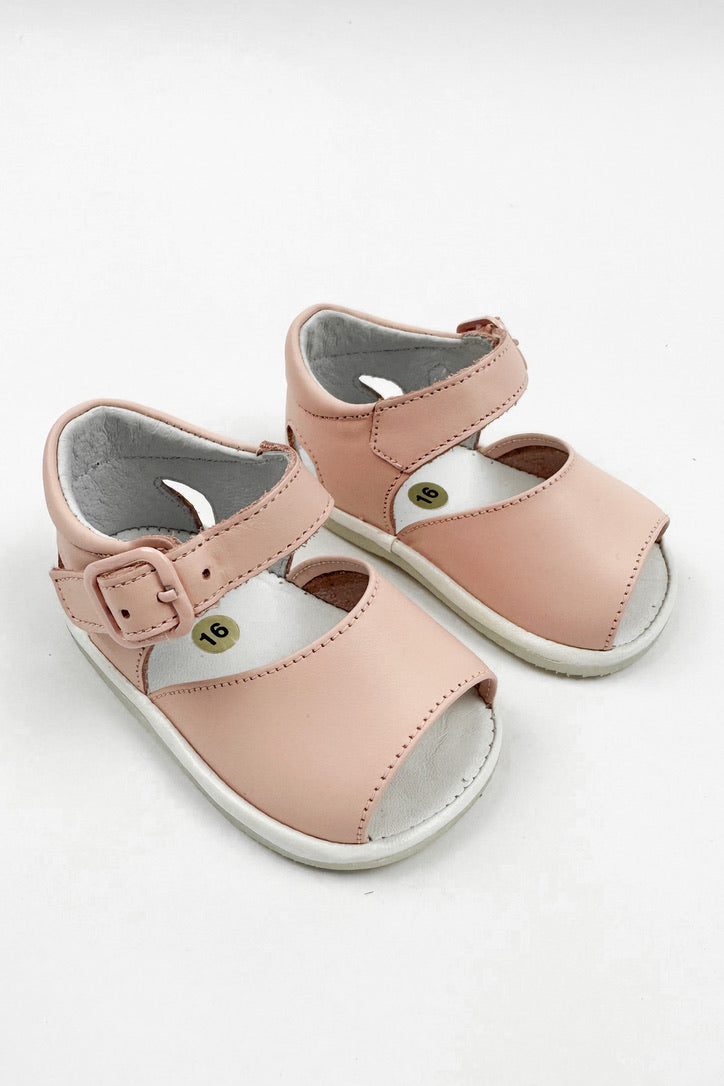 León Shoes X M&J "Sierra" Pink Leather Sandals | iphoneandroidapplications