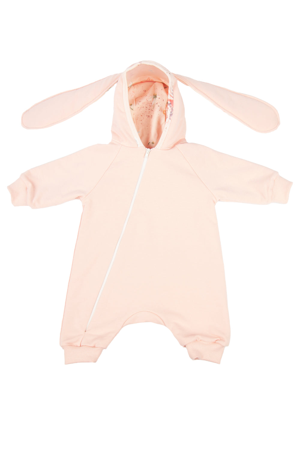 Jamiks "Andrea" Apricot Bunny Ear Romper | iphoneandroidapplications