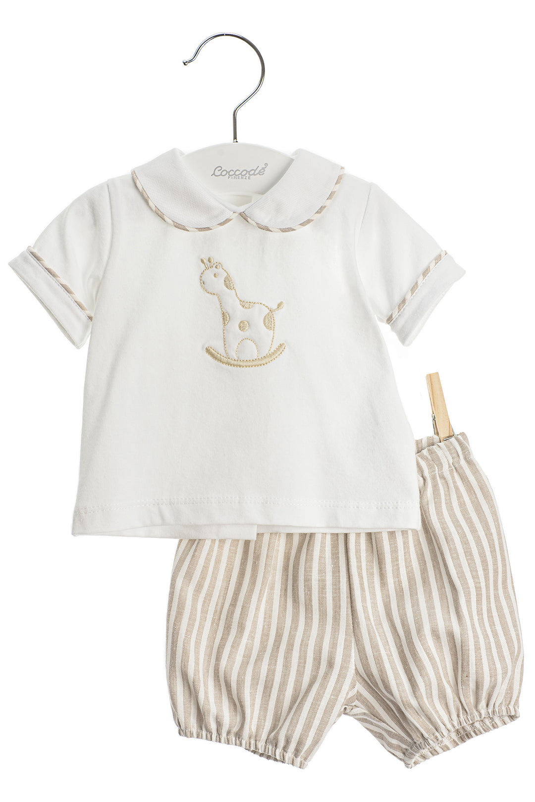 Coccodè "Norbert" Striped Giraffe Top & Jam Pants | iphoneandroidapplications