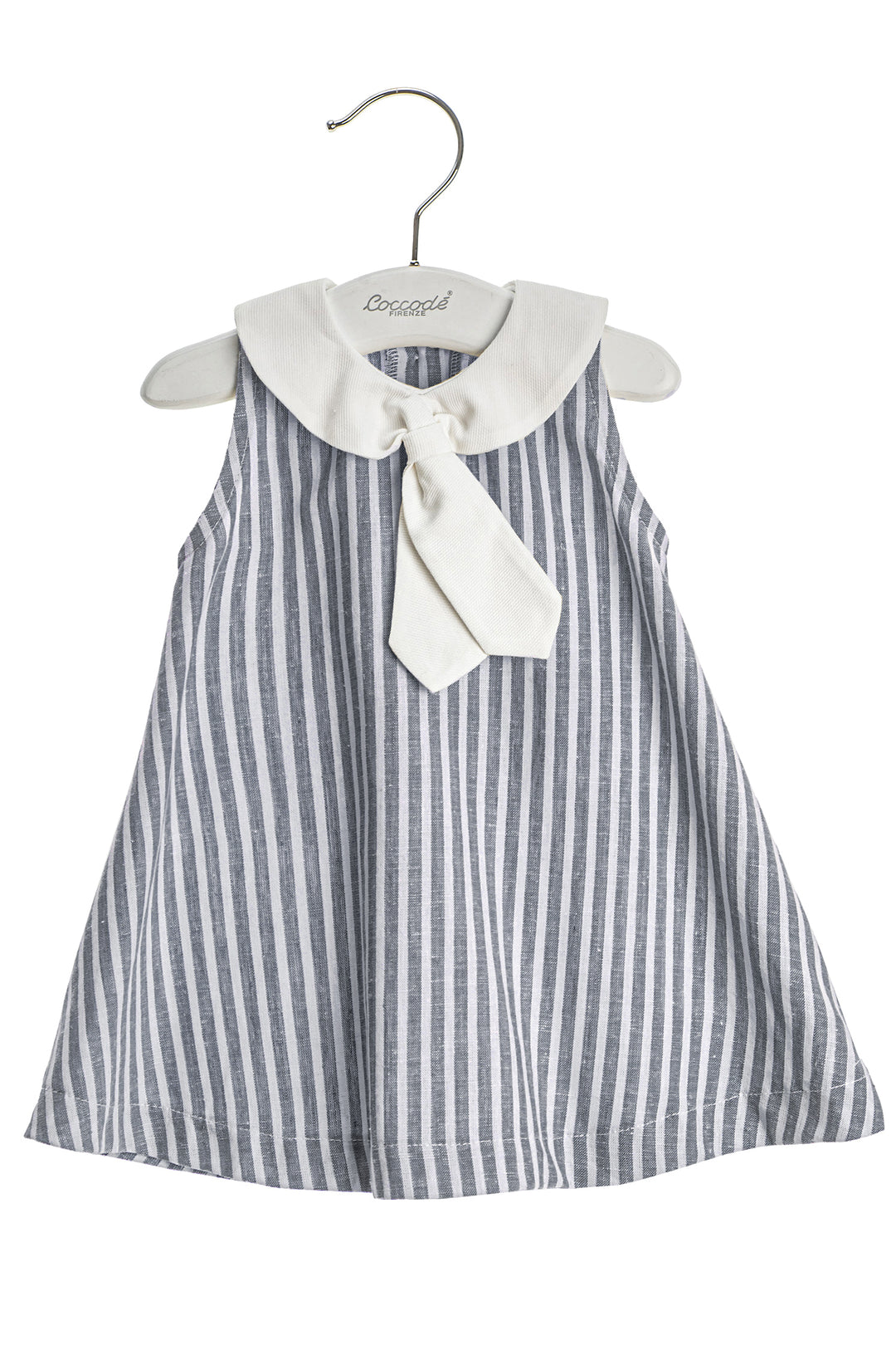 Coccodè "Scarlet" Linen Stripe Sailor Dress | iphoneandroidapplications