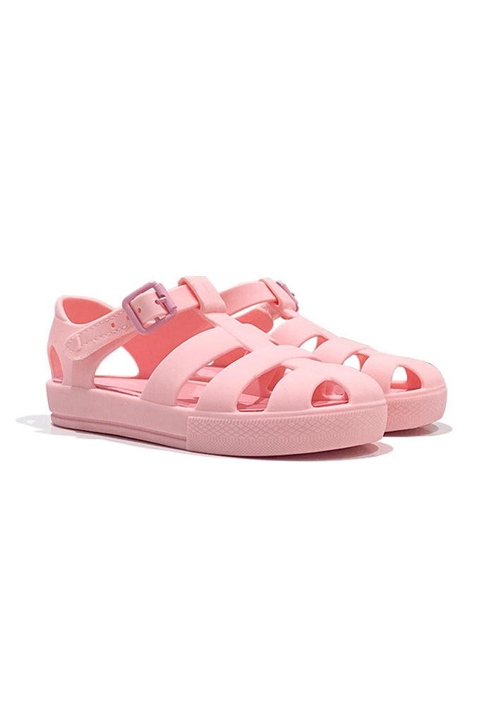 Marena "Monaco" Matte Pink Jelly Sandals | iphoneandroidapplications