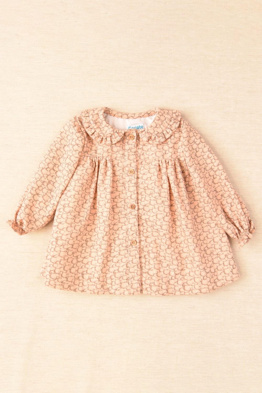 Cocote "Bria" Pink Bear Print Dress | iphoneandroidapplications