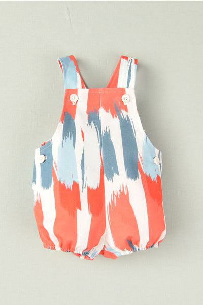 Cocote "Andreas" Multicoloured Abstract Dungaree Romper | iphoneandroidapplications