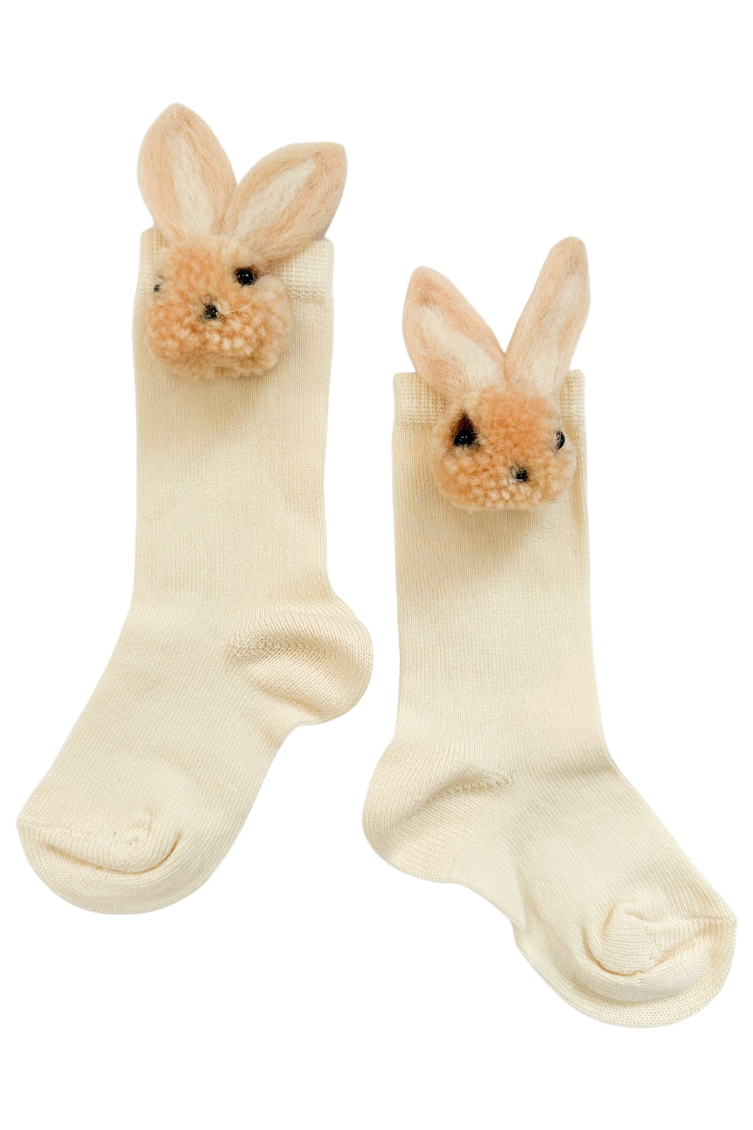 Meia Pata Cream Bunny Knee High Socks | iphoneandroidapplications