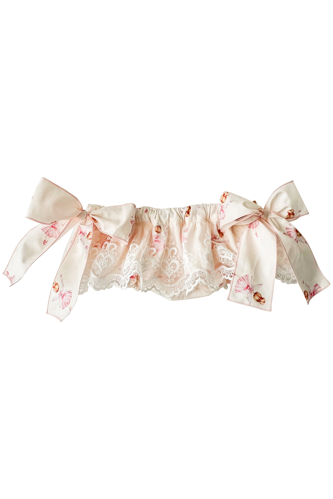 Phi "Adelina" Pink Fairy Print Bloomers | iphoneandroidapplications