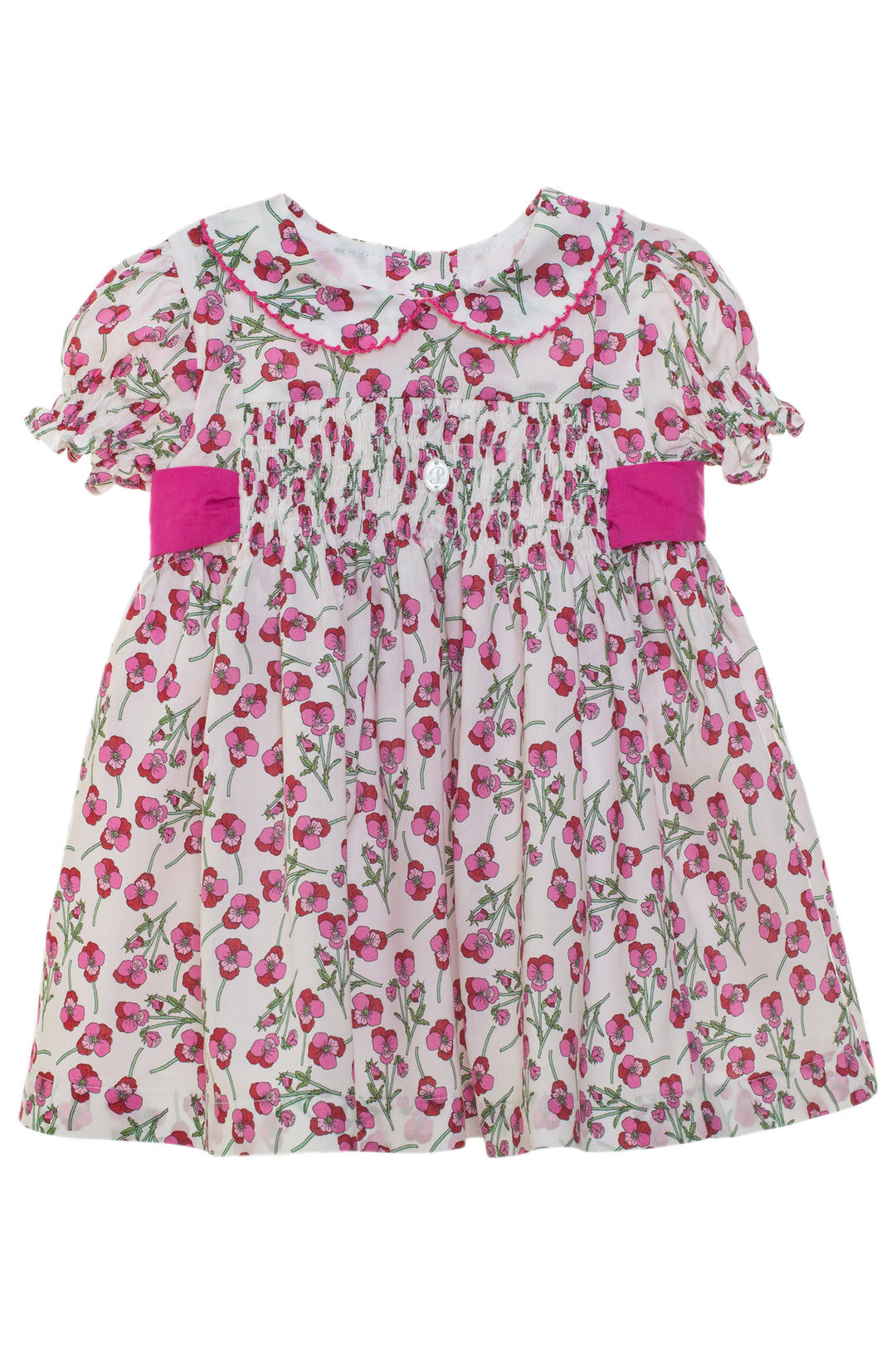 Patachou "Orlaith" Fuchsia Liberty Print Dress | iphoneandroidapplications